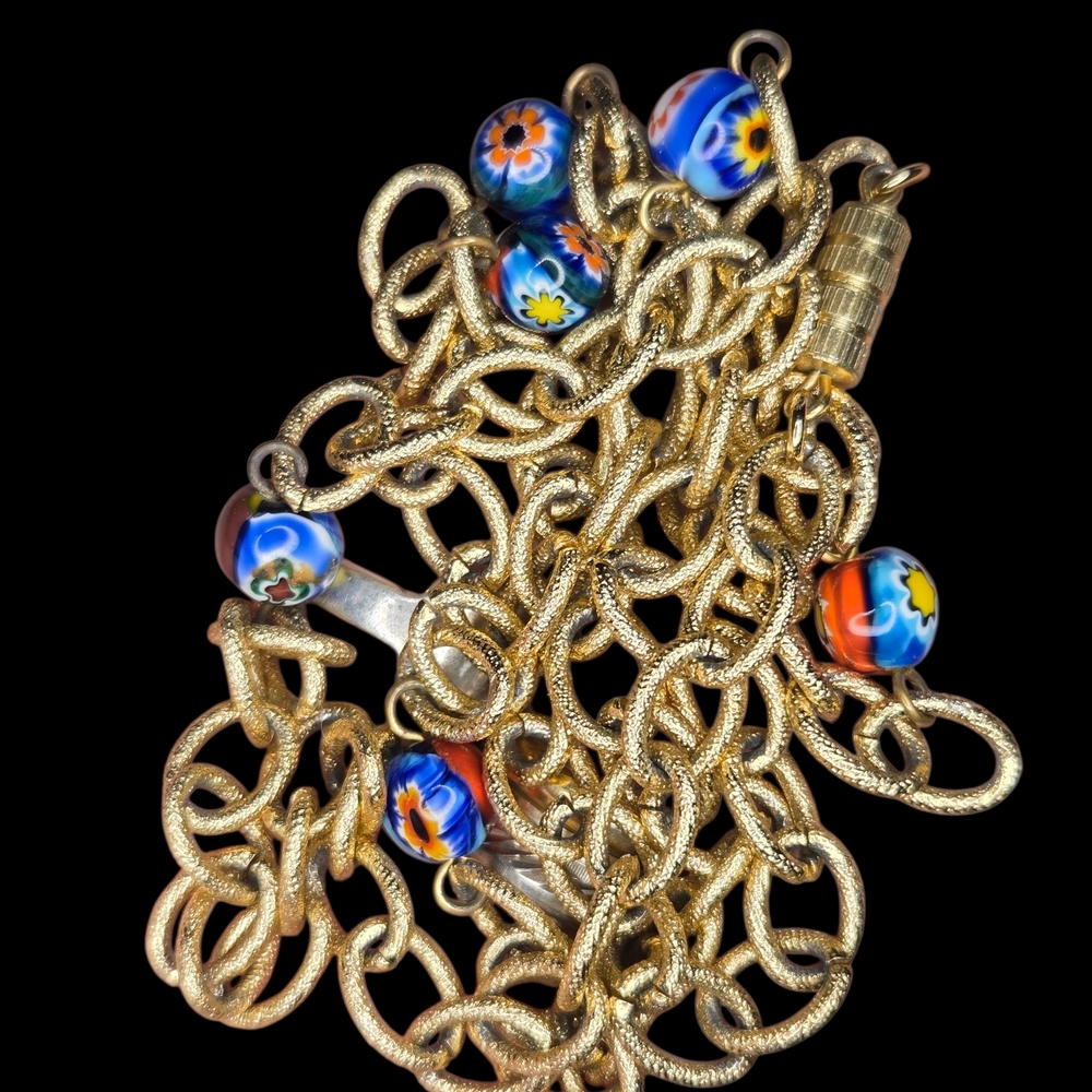 Vtg Millefiori Necklace
